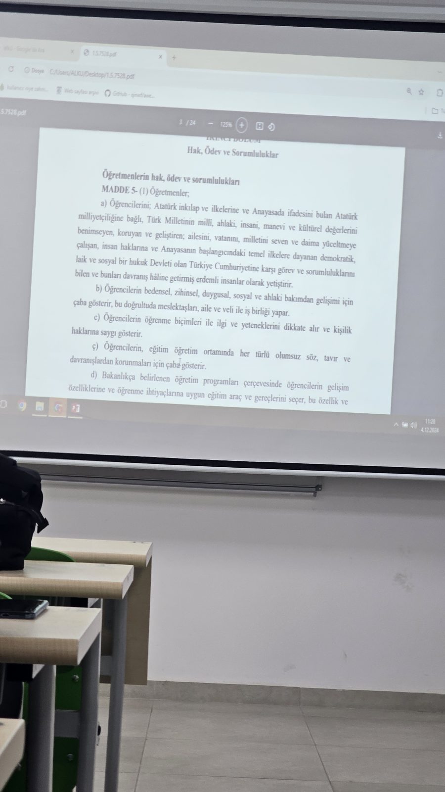 Meslek Etiği: Öğretmenlikte Etik Kurallar ve Sınıf İçi Sorumluluklar - Sayfa 7