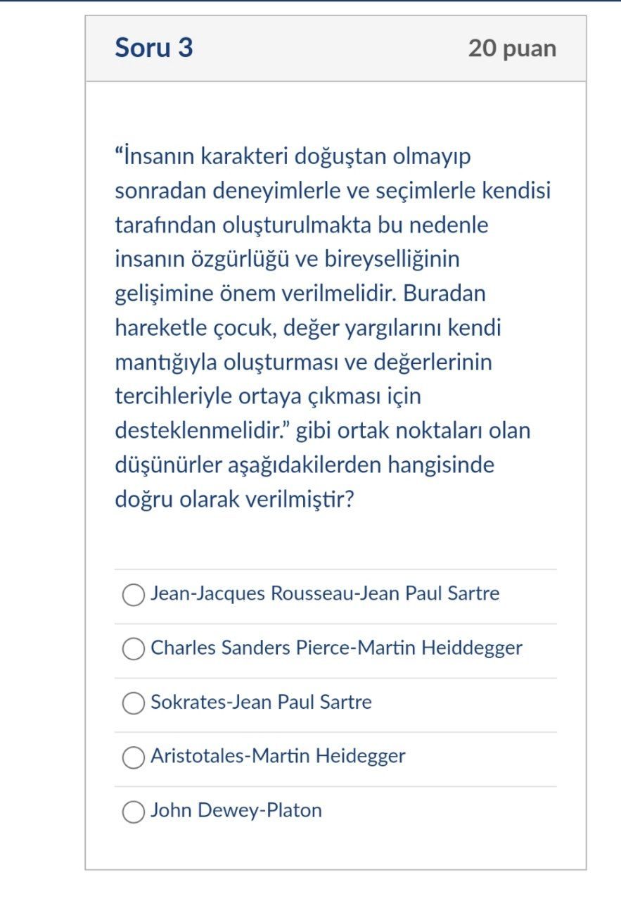 Eğitim Felsefesi: Pragmatizm, İdealizm ve Eğitim İlkeleri Soru Çözümleri - Sayfa 8