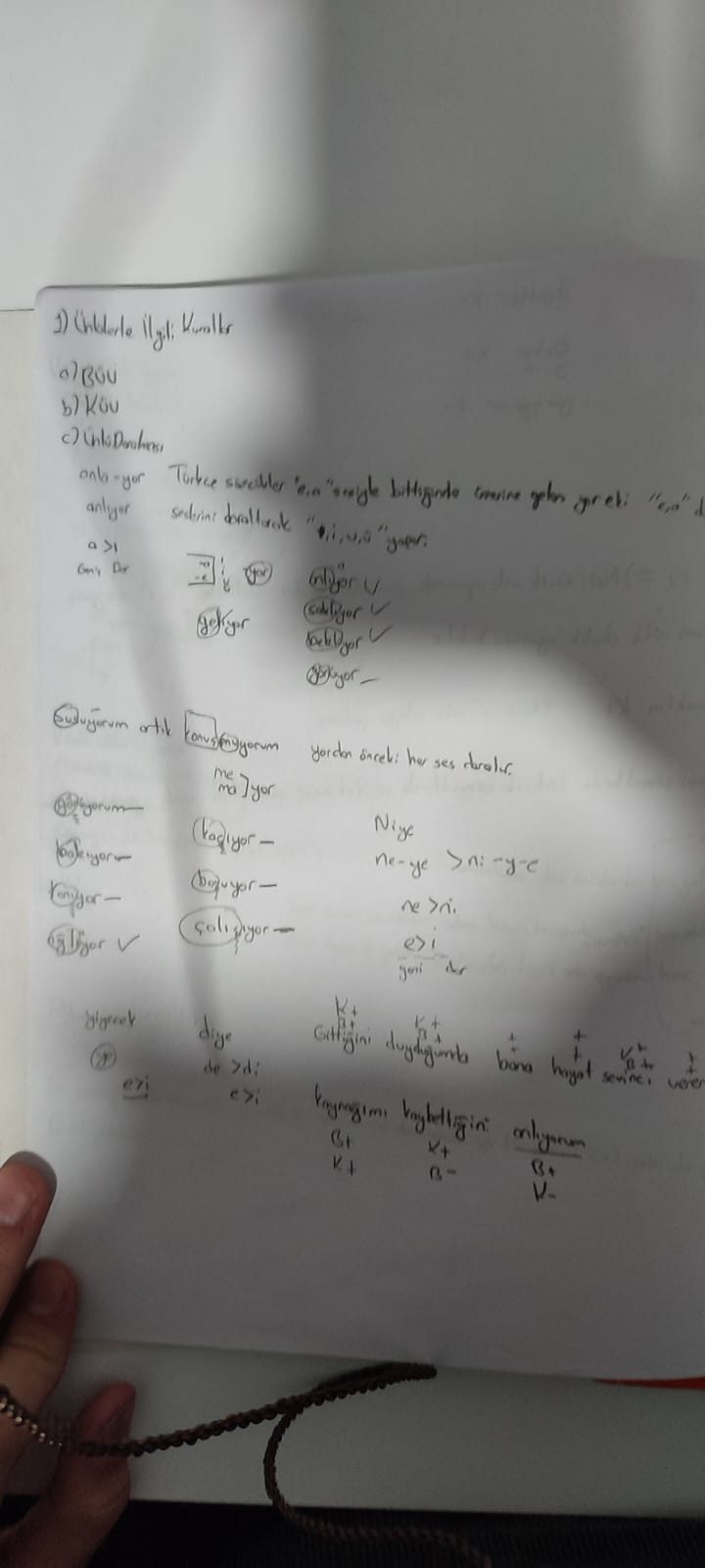 Fonetik ve Ses Olayları: Ulama ve Ek Değişimleri - Sayfa 9