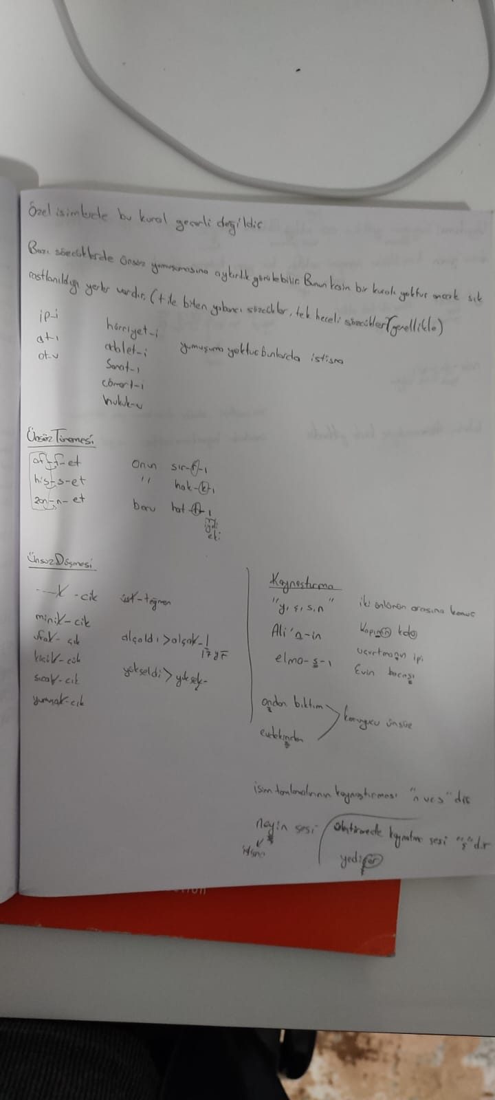 Fonetik ve Ses Olayları: Ulama ve Ek Değişimleri - Sayfa 10
