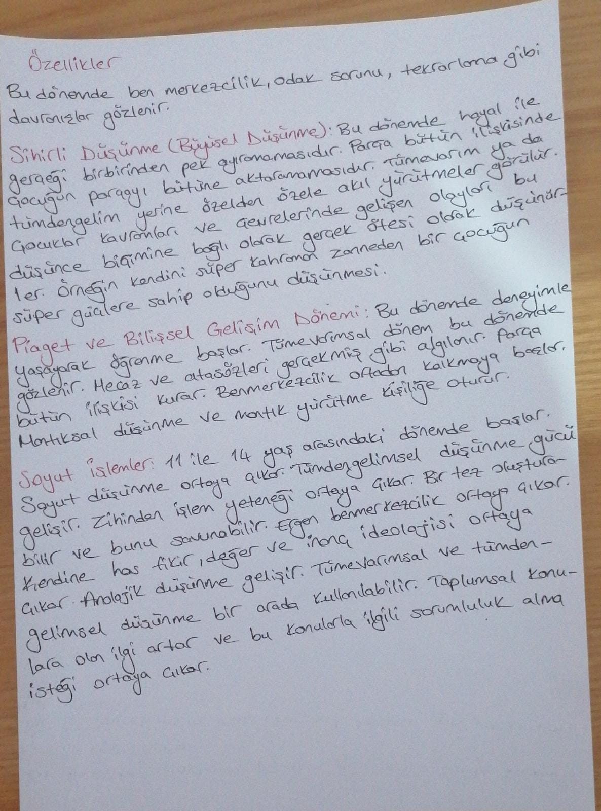 Piaget Bilişsel Gelişim Kuramı: Şema, Özümleme, Uyumsama ve Gelişim Dönemleri - Sayfa 8