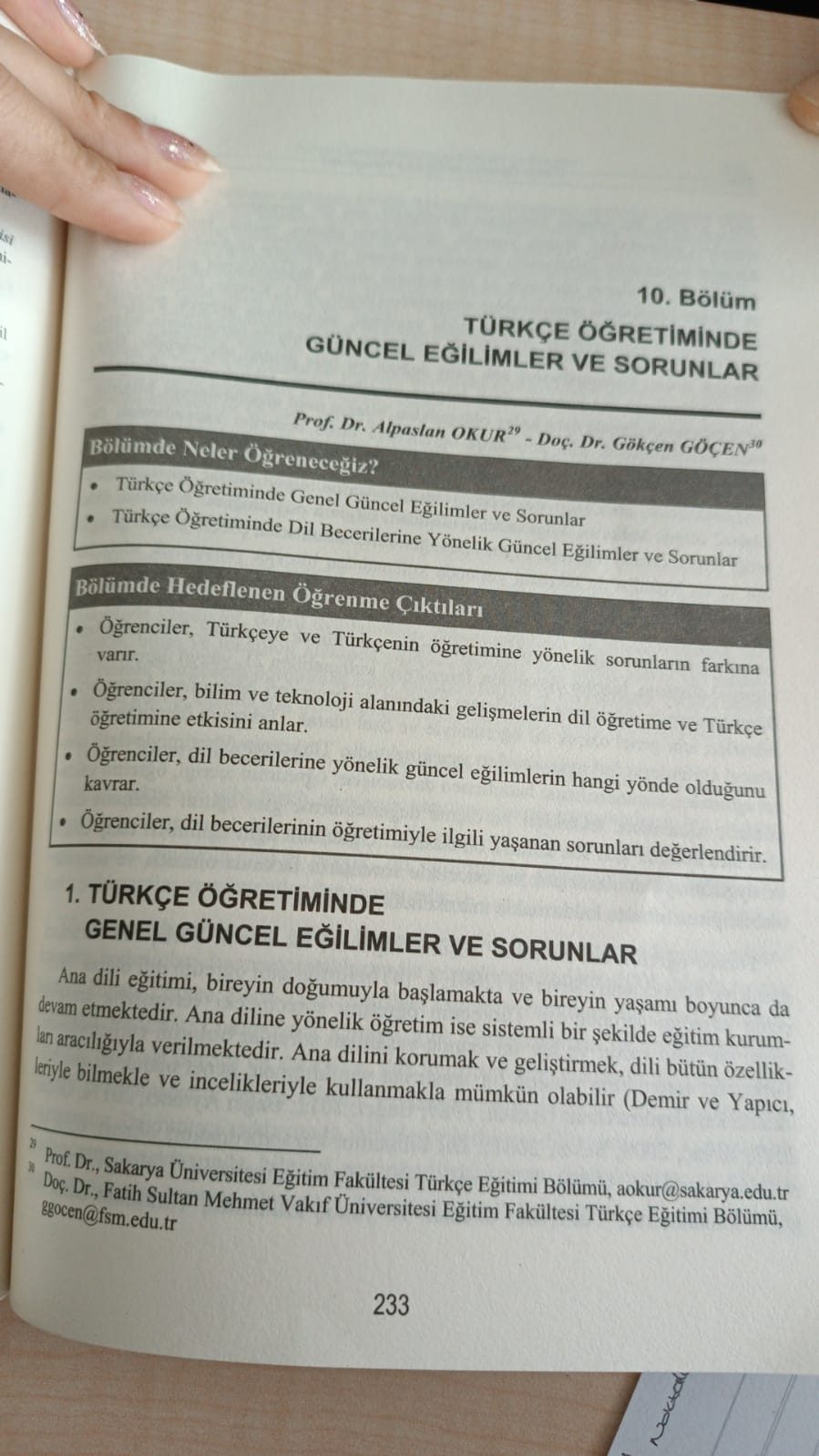 Türkçe Öğrenme ve Öğretim Yaklaşımları & Temel Yetkinlikler - Sayfa 10