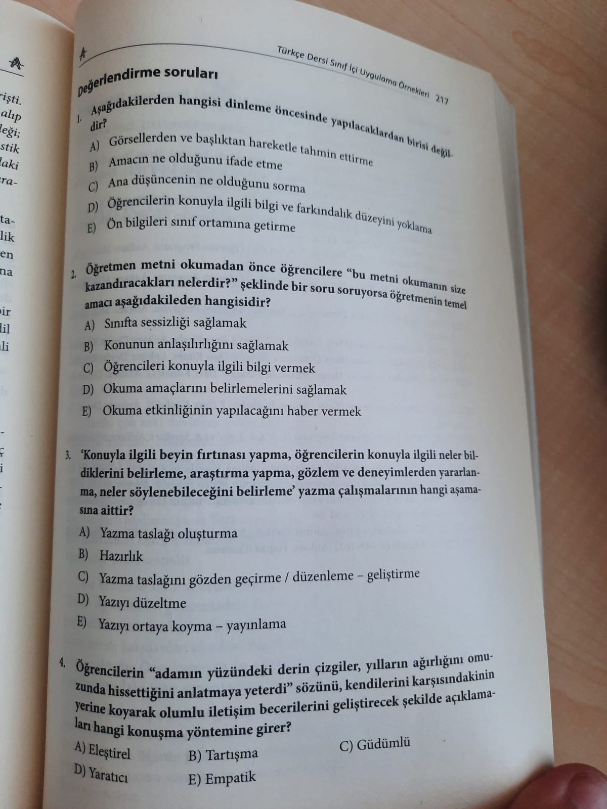 Dinleme Becerisi ve Türkçe Öğretiminde Karşılaştırmalı Yaklaşımlar - Sayfa 56