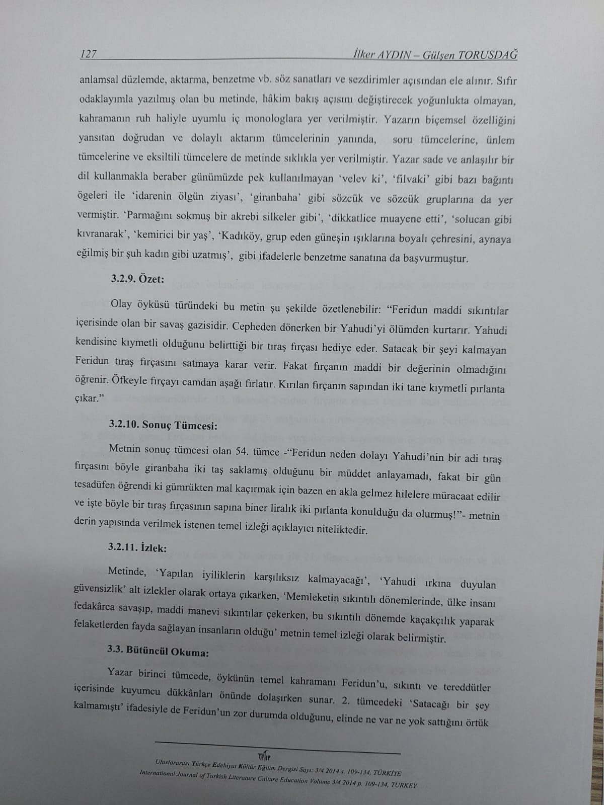 Yazınsal Metin Çözümlemesi: Refik Halit Karay 'Garip Bir Hediye' Tahlili - Sayfa 7