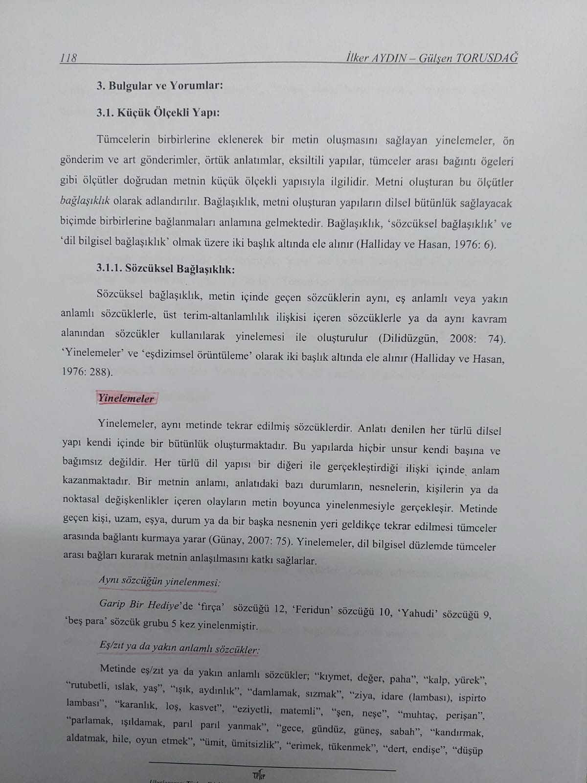 Yazınsal Metin Çözümlemesi: Refik Halit Karay 'Garip Bir Hediye' Tahlili - Sayfa 13