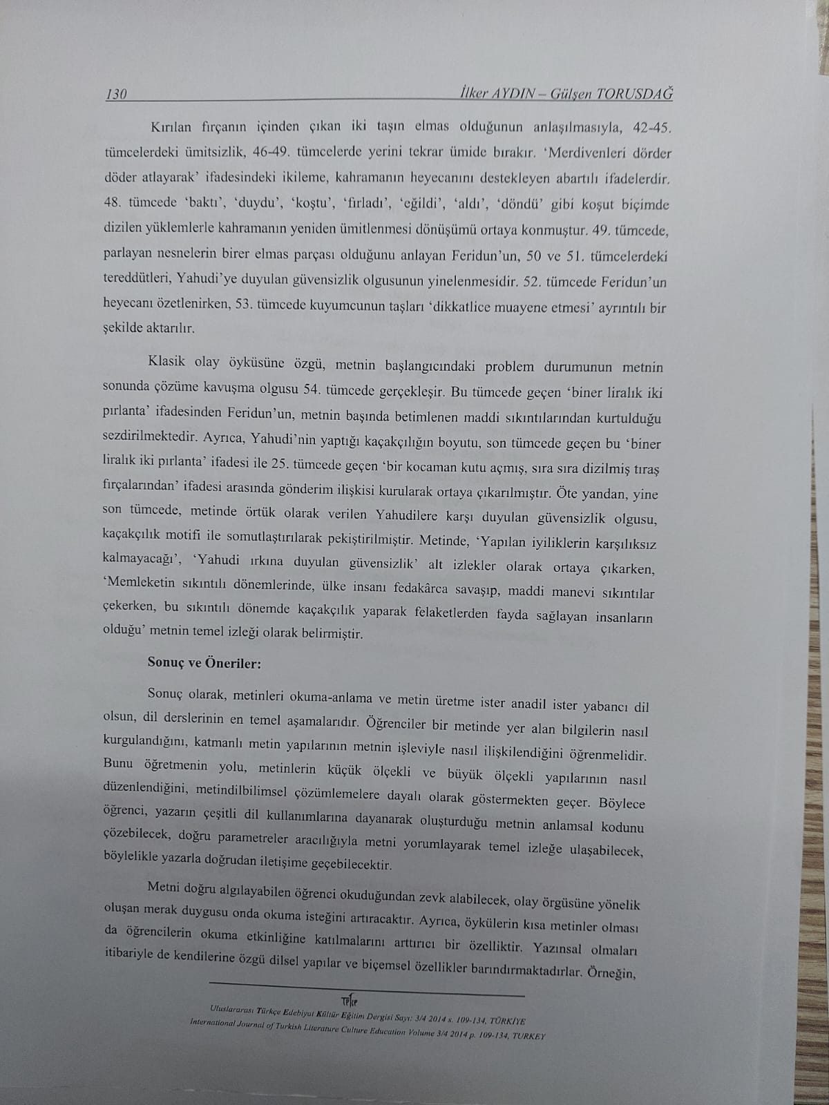 Yazınsal Metin Çözümlemesi: Refik Halit Karay 'Garip Bir Hediye' Tahlili - Sayfa 14