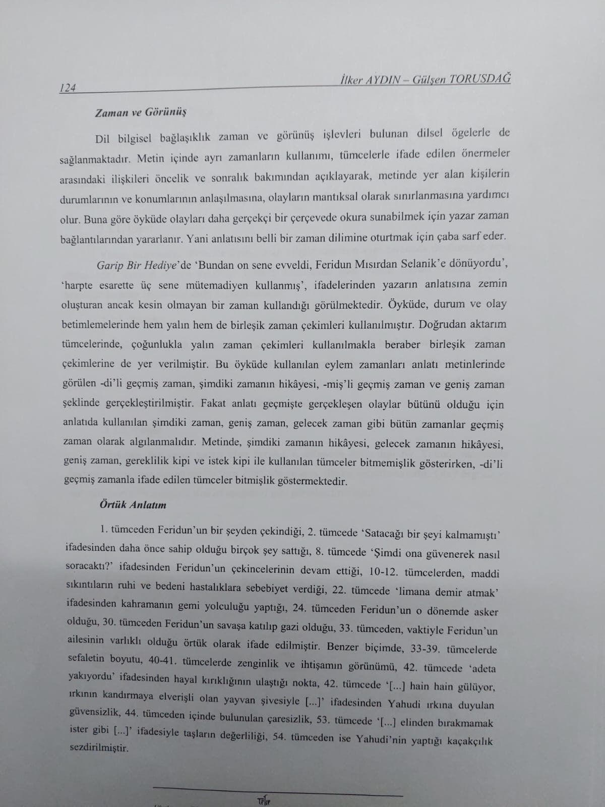 Yazınsal Metin Çözümlemesi: Refik Halit Karay 'Garip Bir Hediye' Tahlili - Sayfa 24