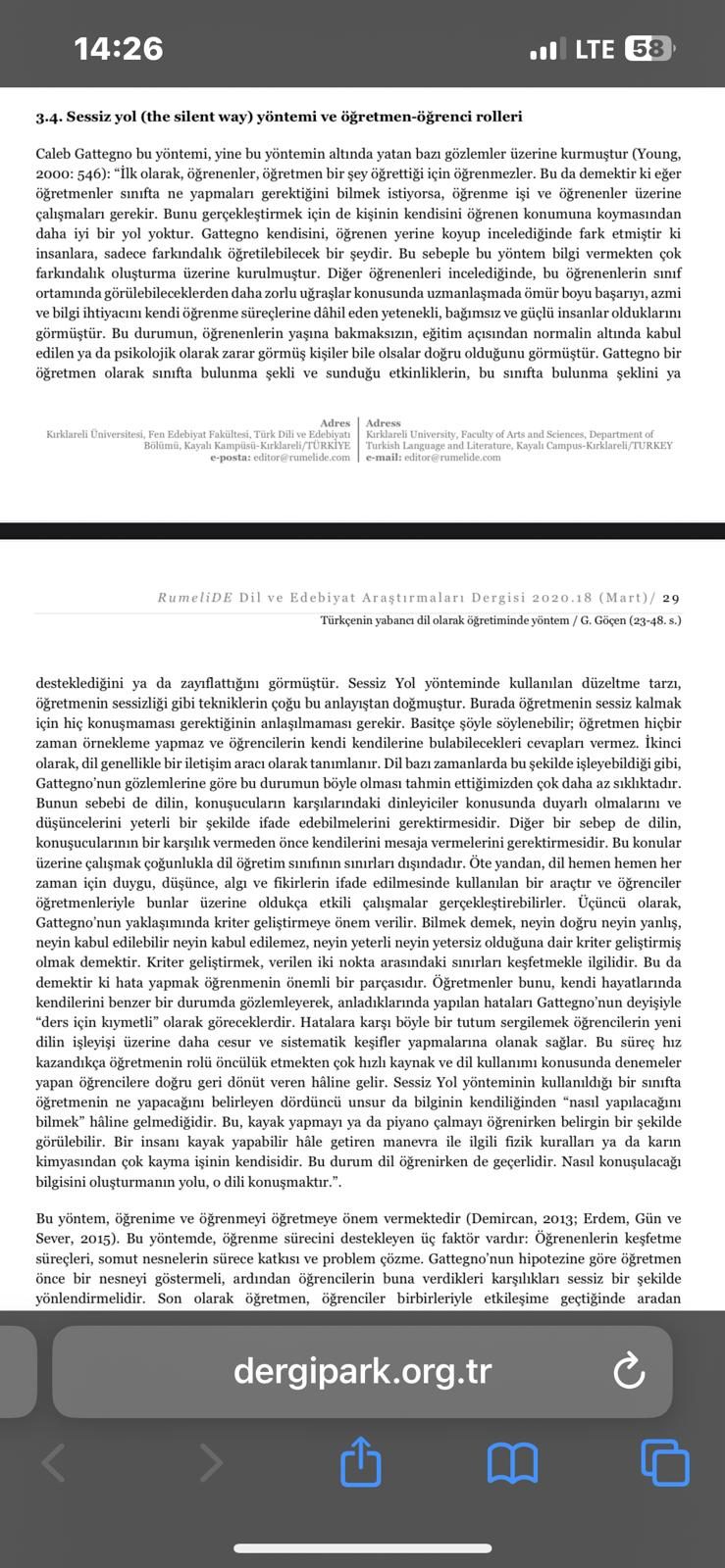 Tüm Fiziksel Tepki (TPR - Total Physical Response) Yöntemi ve Öğretmen-Öğrenci Rolleri - Sayfa 9
